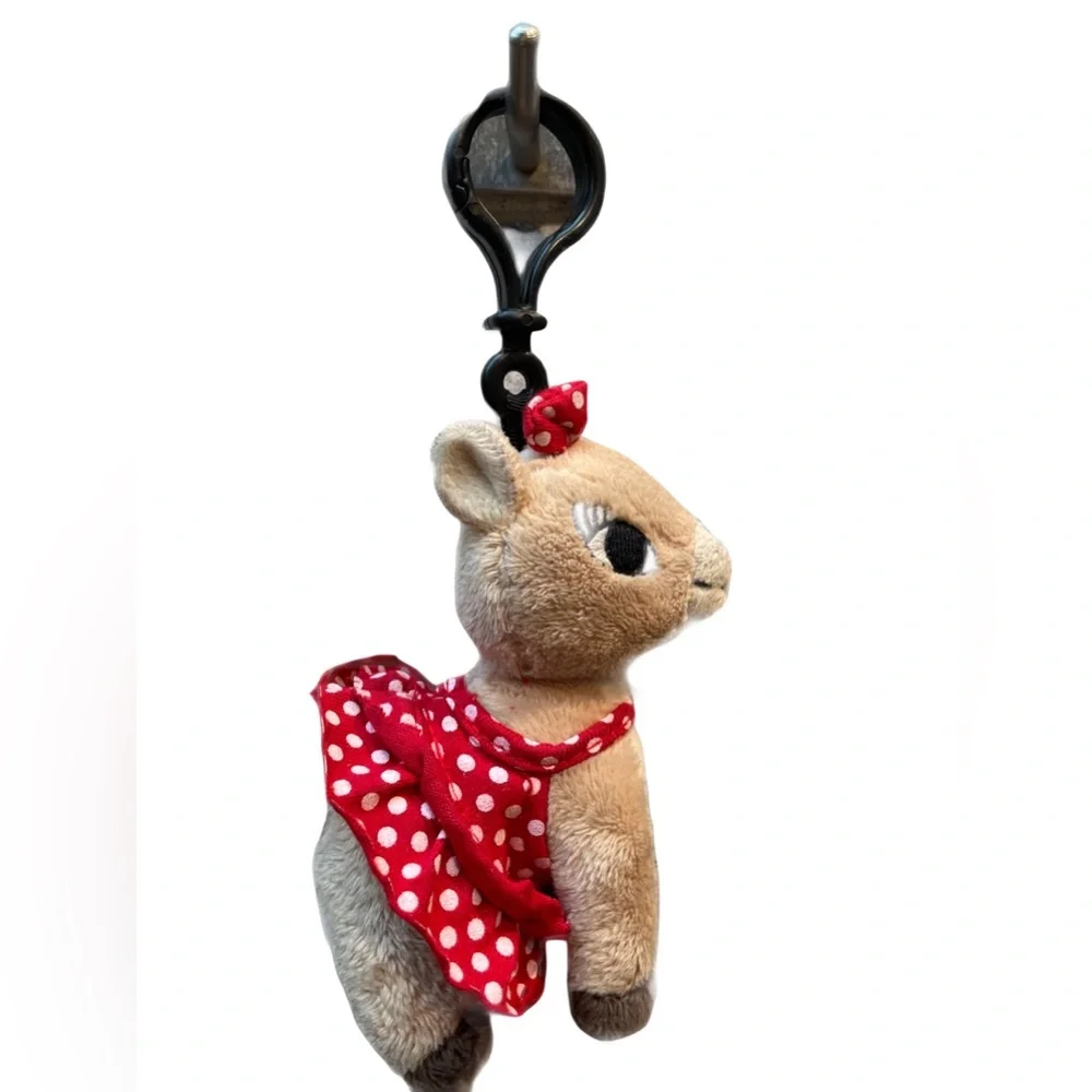 ❤️ BUILD A BEAR CLARICE MINI STUFFED ANIMAL  CHAIN HOLDER
